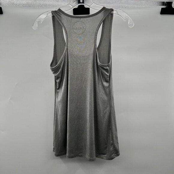 INC International Concepts Scoop Neck Tank Top Gray Size Small Racerback - Picture 7 of 8